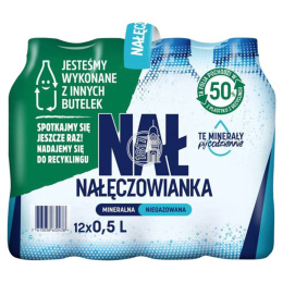 Nałęczowianka woda niegazowana 0,5 L rPET x 12 szt